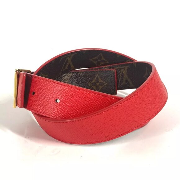 LOUIS VUITTON M0322W Monogram Belt - LV Initial 30MM Reversible Accessories ... - Picture 12 of 15